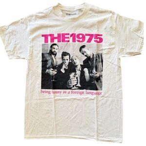 The 1975 Licensed Unisex Tee LARGE NEW in white